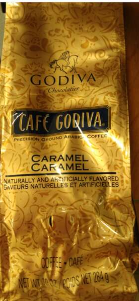 Godiva 313102078083 Caf Gold Serie-limited Edition- Caramel Flavored Ground Coffee 10 Oz Bag