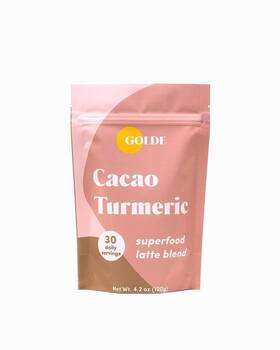 Golde 869697000232 - Superfood Latte Blend Cacao Turmeric Plant Based Healthy Hot Co