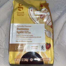 Good & Gather 196761498337 And Banana Split Light Roast Ground Coffee 12-oz Bag