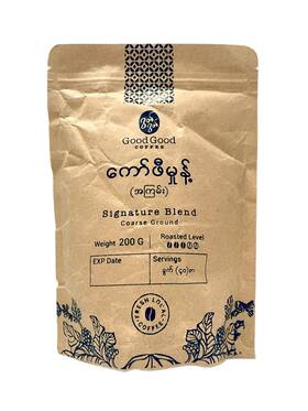 Good Coffee 836000124499 Signature Blend Myanmar Coarse Ground 200g