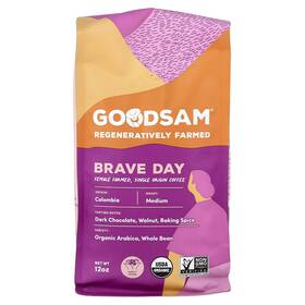 Gsa33350 Goodsam Single Origin Coffee Brave Day Whole Bean Medium Roast 12 Oz