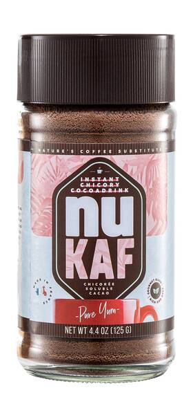 Gourmanity 810104761420 Nukaf By Instant Chicory Coffee Alternative With Cocoa Brews Like Regular Co