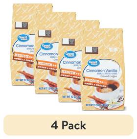 Great Value 629722561936 4 Pack Cinnamon Vanilla Ground Coffee 12 Oz