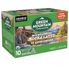 Green Mountain 611247403679 Coffee Roasters Mountainside Mocha Latte 1 Step 10 K-cups