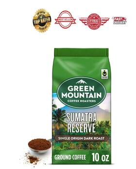 733966 Green Mountain Coffee Roasters Sumatra Reserve Fair Trade Dark Roast Ground New