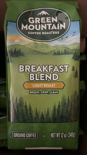 Gmt38520 Green Mountain 6 12oz Bags Of Breakfast Blend Ground Coffee