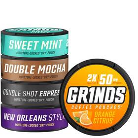 Grinds Coffee Pouches 744110274233 5-can Variety Pack Double Mocha Sweet Mint Sh