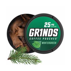 Grinds Coffee Pouches 858409004620 Tobacco Free Nicotine Healthy Alternative 3 Cans