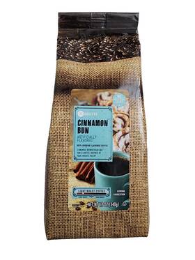 Grocers 038259137673 Cinnamon Bun Ground Light Roast Flavored Coffee Net Wt 12 Oz 340g