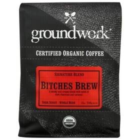 Groundwork Coffee 893723002389 2 Bags Bitches Brew Org 12 Oz By