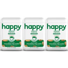 Happy 810143810356 3 Pack Tate S Chocolate Chip Cookie Medium Roast Ground Coffee 12oz