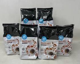 Happy Belly 195515004961 Hazelnut Flavored Medium Roast Ground Coffee 12oz - 6 Pack Bb 7/25