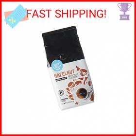 Happy Belly 842379189777 Amazon Brand - Hazelnut Flavored Ground Coffee Medium Roast 12 Oun