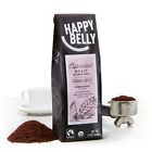 Happy Belly Espresso Roast Ground Organic Fairtrade Coffee Medium Dark 848719086881