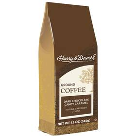 Harry & David 024515069208 6 Pack - And Coffee Dark Chocolate Caramel Medium Roast Ground 12oz