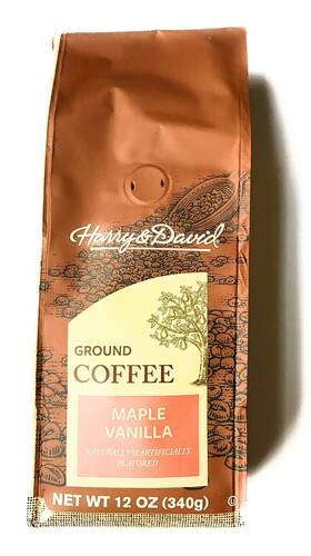 Harry & David 024515176357 Maple Vanilla Coffee - 12 Ounce Bag Of Ground