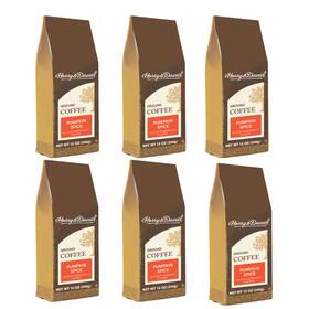 Harry & David 024515176364 6 Pack - And Pumpkin Spice Flavored 100% Arabica Ground Coffee 12 Oz