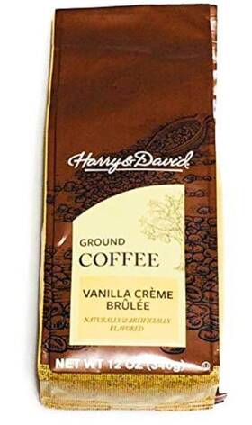Harry & David 744110582499 And Vanilla Creme Brulee Ground Coffee 12 Oz