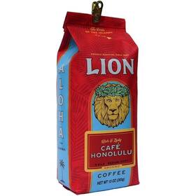 Hawaii Coffee Company 313110796764 Lion Cafe Honolulu Ground 10 Oz