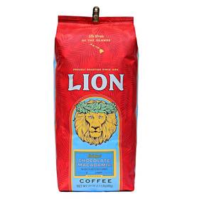 Hawaii Coffee Company 744759801074 Lion Chocolate Macadamia Flavored Ground Light Roast Hawaiian In