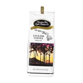 Hawaiian Isles Coffee Roasters 091903080145 Flavored Light Roast Ground 8 Ounce Pack Of 1 English Toffee