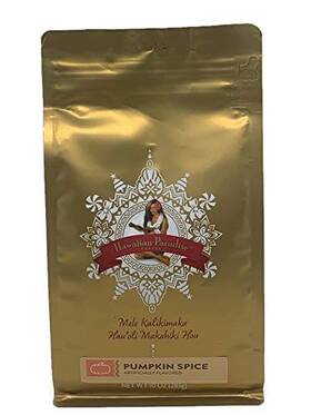 Hawaiian Paradise Coffee 833914002613 Holiday - Christmas Ground Medium Roast Flavors 10oz Bag Arabica C