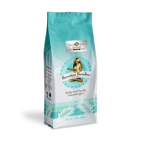 Hawaiian Paradise Coffee 833914008240 Coconut Flavored Ground 24oz Bag 100% Arabica - Premium Rich