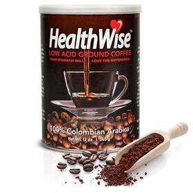 Healthwise 860008507235 Low Acid Coffee - 100% Colombian Supremo Orignal -12 Ounce Cans Pack Of 2