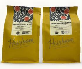 Heirloom 811211000877 Coffee Light Medium Phoenix Blend 12oz 2 Pack
