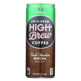 High Brew Coffee 691045931994 Dark Chocolate Mocha 8 Fluid Ounce - 12 Per Case
