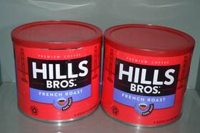 Hills Bros. 018400420007 2 French Roast Ground Coffee Arabica Dark 24 Oz Recyclable Can Bb 9/26