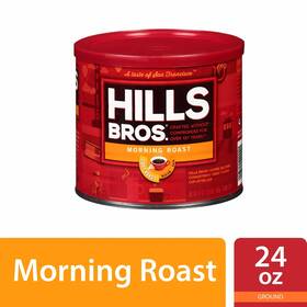 Hills Bros. 018400420021 New Morning Roast Ground Coffee Light 24 Oz. Can
