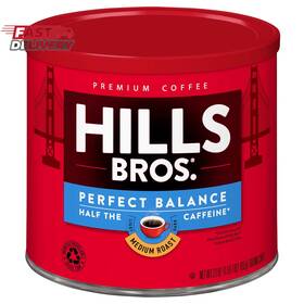 Hills Bros 705353994975 Bros. Perfect Balance Ground Coffee Premium Arabica Beans Mediu