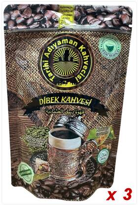 Historical Adiyaman 681820348033 Dibek Coffee - Tarihi Kahvecisi Greek/turkish 6.68 Oz 200 Gr X 3 Pk