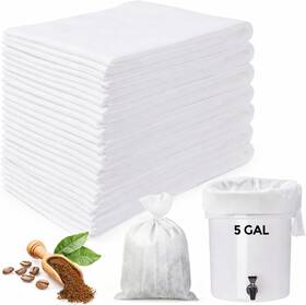Hogurity 744110549973 120pcs Commercial Cold Brew Coffee Bags With Drawstring 20 Inch X Disposable Co