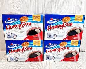 Boxes-48 Hostess 036069949899 Honey Bun Flavored Single Serve Coffee 4 Pods