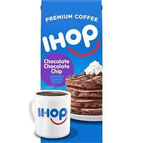 Ihop 043000092156 Premium Chocolate Chip Flavored Ground Coffee 11 Oz Bag