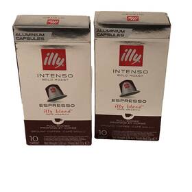 Illy 003753158648 Intenso Espresso Dark Roast Coffee Pods For Nespresso Original