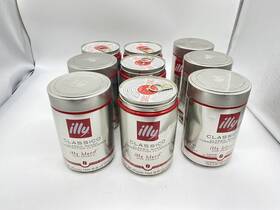 Illy 003753900520 Classico Medium Roast Whole Bean Coffee 8.8oz Ea Lot Of 9 Bb 10/2024