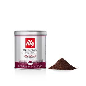 00474 Illy Ground Coffee 4.4 Ounce Pack Of 1 Intenso Espresso Bold Roast