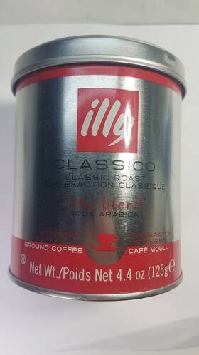 Illy 733411088724 Classico Blend Espresso Medium Roast Ground Coffee 12 Pk X 4.4oz 3/26