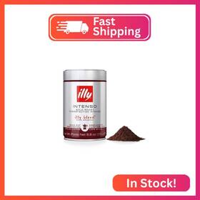 9975 Illy Ground Coffee Moka - 100% Arabica Flavored Rich Aromatic Co