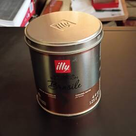 L220525 Illy Arabica Selection Brasile Ground Coffee Caramel Flavor 125g Exp 05/2027