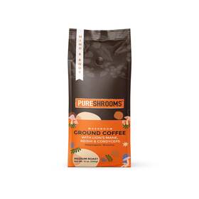 Inc. 744110258615 Mushroom Ground Coffee With Ultra Concentrated 30 1 Organic Lions Mane Reishi C