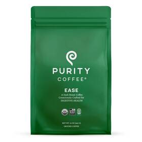 Inc. 744110478648 Ease Dark Roast Ground Coffee For Low Acidity - Usda Organic And Third-party Tes