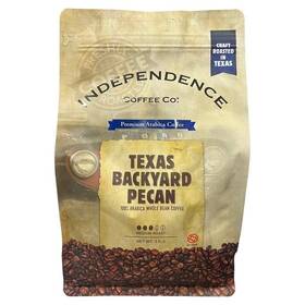 1903569 Independence Coffee Texas Back Yard Pecan Medium Roast 2.5 Pounds