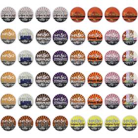 Infusio 850075168231 Flavored Coffee Pods Variety Pack 48 Count 12 Gourmet Medium Roast