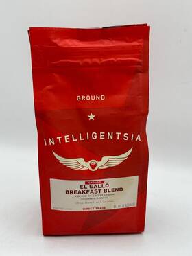 Intelligentsia 800222000150 El Gallo Breakfast Blend Ground Coffee 12oz Bag -read Description