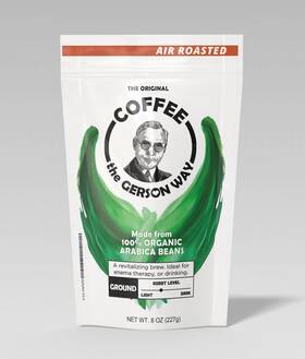 Its Gerson Good 701980994548 Coffee The Way Organic Airroasted Ground Arabica Beans Medium Roast