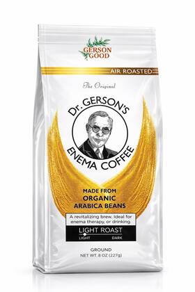 Its Gerson Good 782003500861 Dr. Gersons Enema Coffee Ground Air Roasted Detox Drinkable 8 Oz
